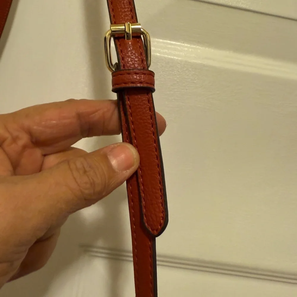 Anne Kline Elegant Red Crossbody Bag